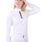 Chemise de compétition Equiline à manches longues pour femmes Enner LS Blanc