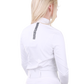 Chemise de compétition Equiline à manches longues pour femmes Enner LS Blanc