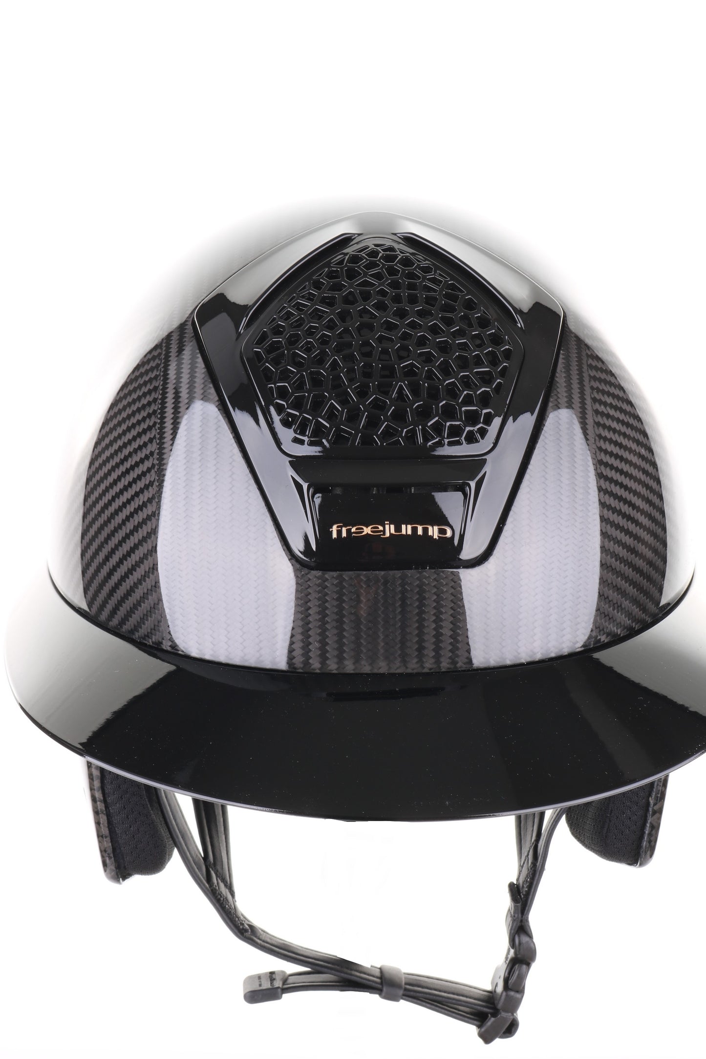 Casque Freejump Voronoï avec protection des tempes en carbone gloss noir