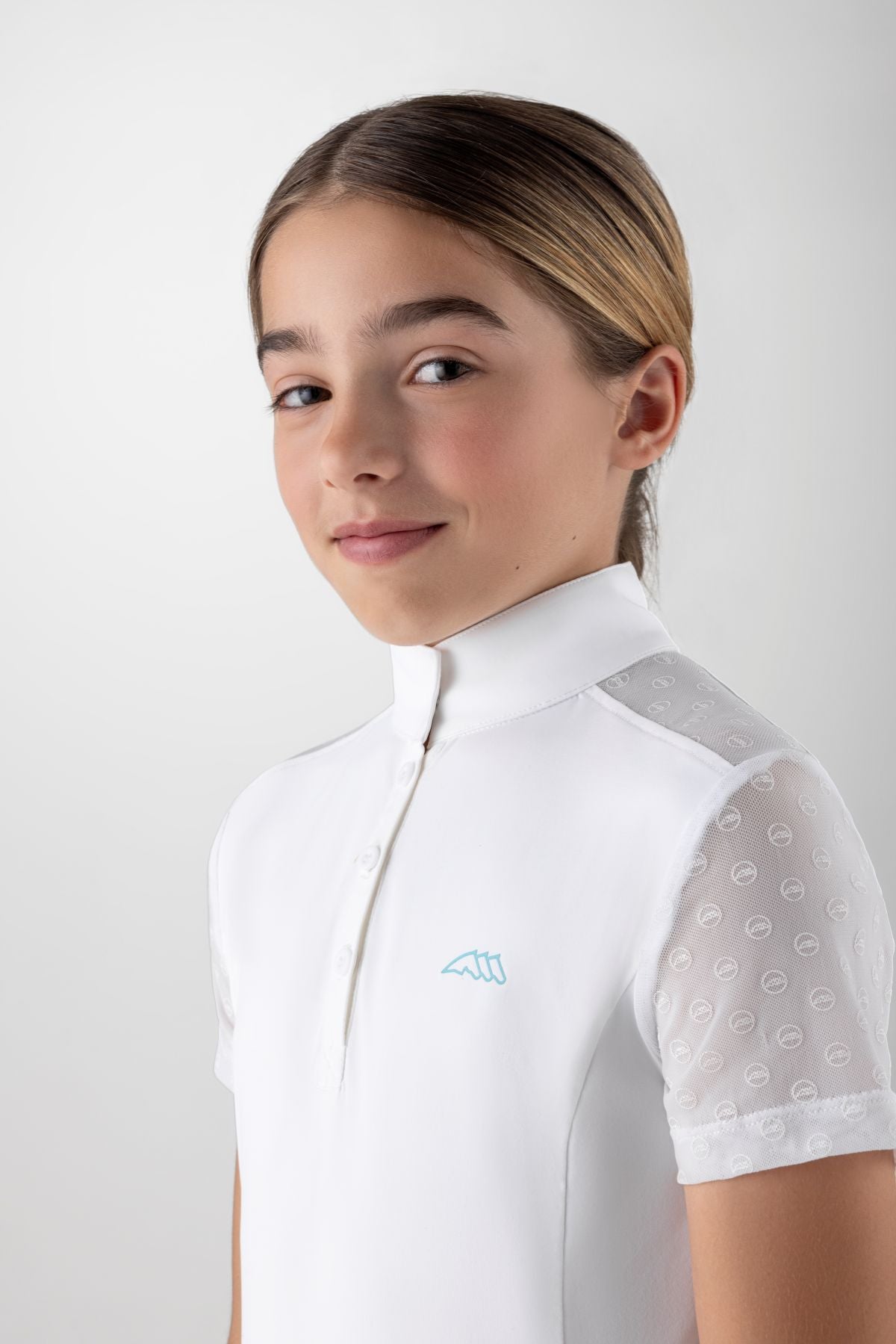 Chemise de compétition Equiline fille Giuv