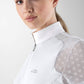 Chemise de compétition Equiline à manches courtes pour femmes Calid Blanc