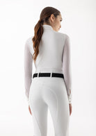 Equiline Wedstrijdshirt Dames Lange Mouwen Eqgelsa Wit
