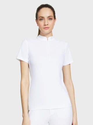 Samshield Chemise de Compétition à Manches Courtes Femme Bruna blanche