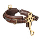 TRUST Hackamore boucles dorées Marron