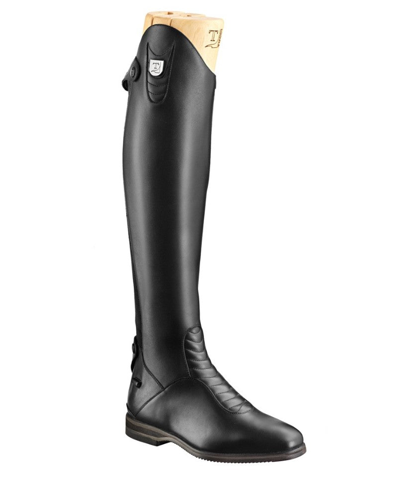 Bottes d'équitation Tucci en cuir de veau Harley noires taille 36