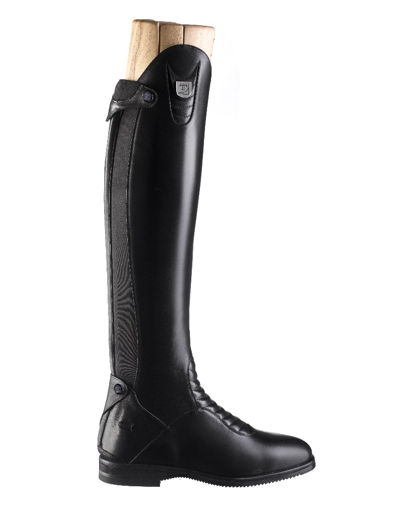 Bottes d'équitation Tucci en cuir de veau Harley noires taille 36