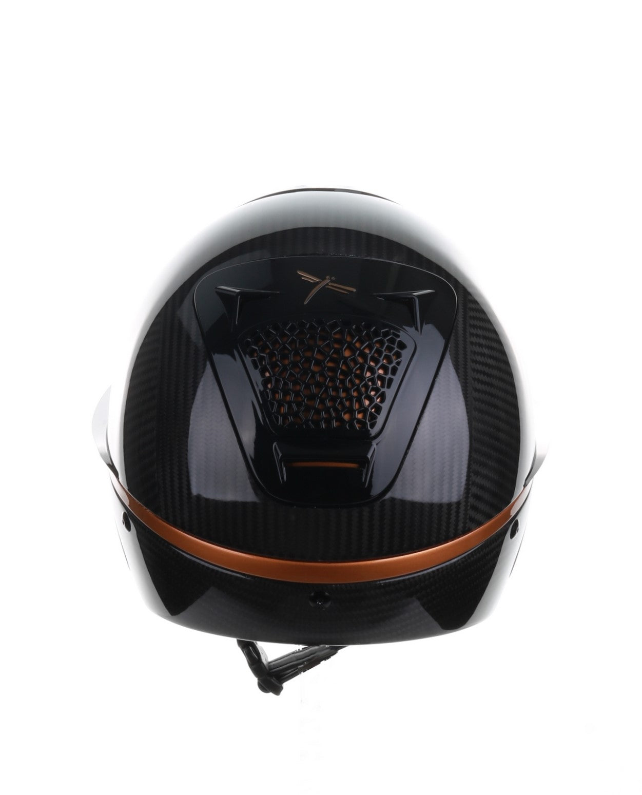 Casque Freejump Voronoï avec protection des tempes en carbone gloss bronze noir