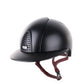 Casque Kep Italia Cromo 2.0 Textile Polo Noir Bordeaux Jugulaire