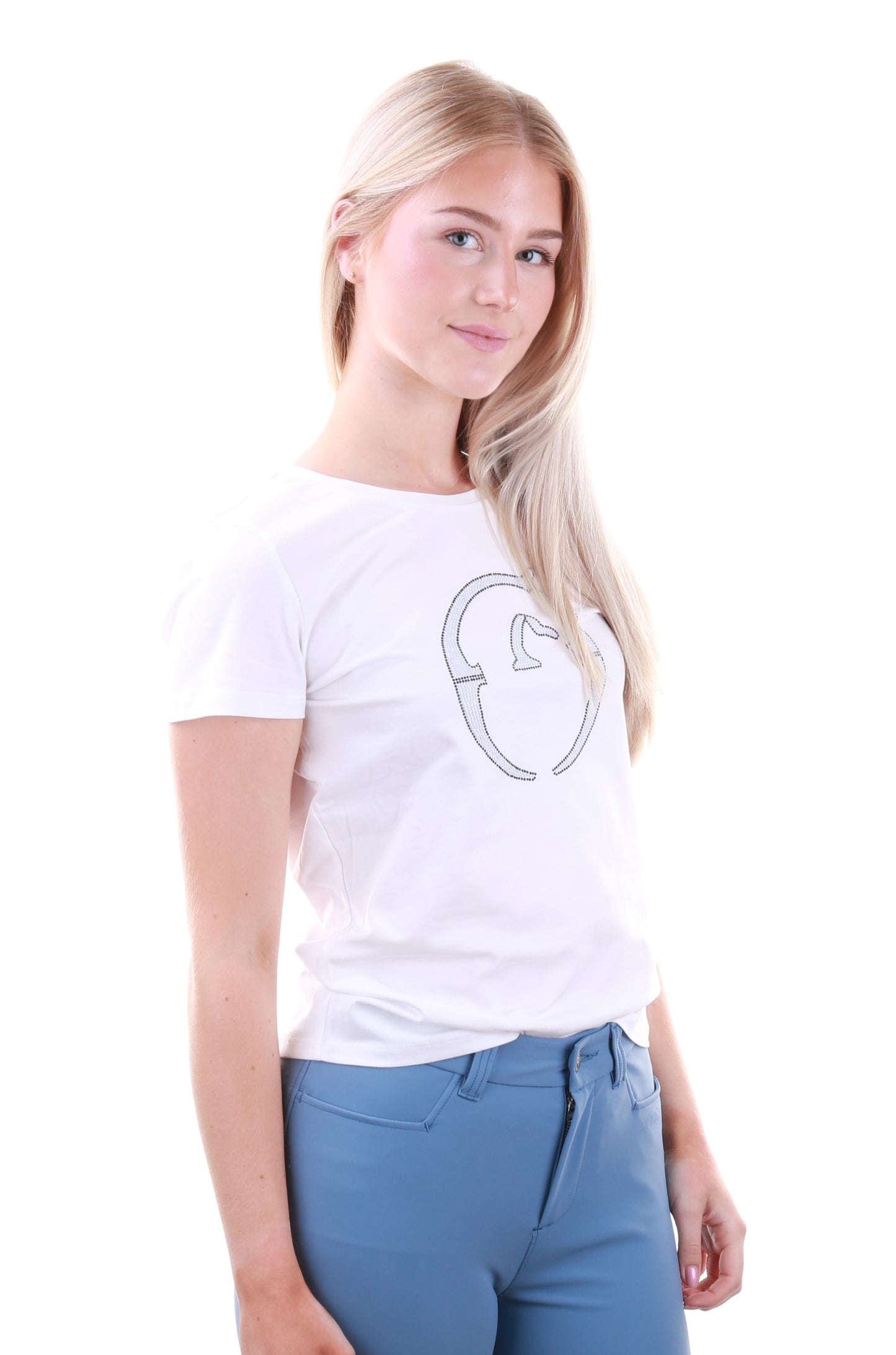 T-shirt à manches courtes pour femmes Vestrum Cecina blanc