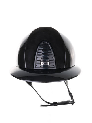 Casque Kep Italia Cromo 2.0 Shine Polo Noir RAW Frame Suede Insert