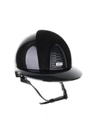 Kep Italia Paardrijhelm Cromo 2.0 Shine Polo Klep Zwart RAW Frame Suede insert