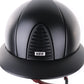Casque Kep Italia Cromo 2.0 Textile Polo Noir Bordeaux Jugulaire