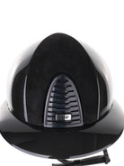 Kep Italia Paardrijhelm Cromo 2.0 Shine Polo Klep Zwart RAW Frame Suede insert