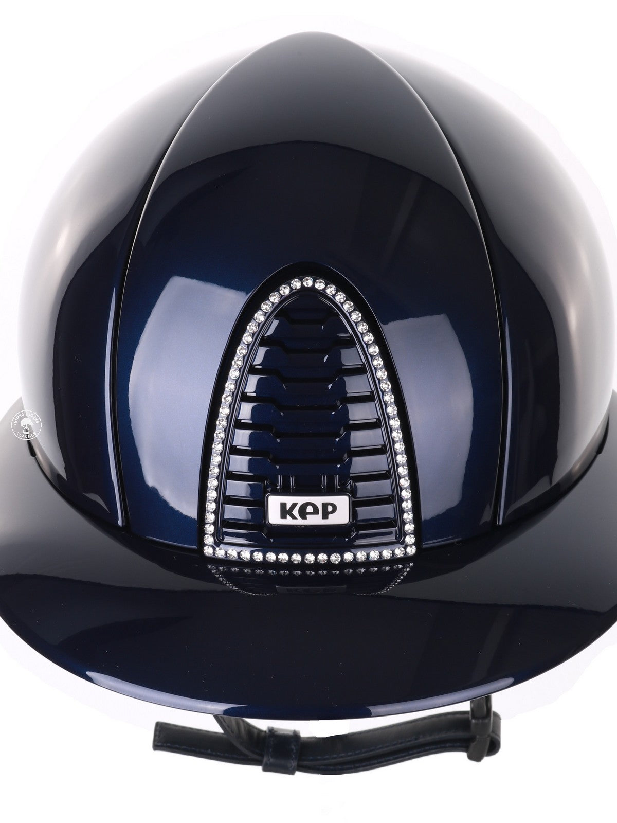 Casque Kep Italia Cromo 2.0 Polish Polo Bleu Swarovski Frame