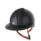 Casque Kep Italia Cromo 2.0 Matt Polo Noir Luminor Insert Beige Jugulaire