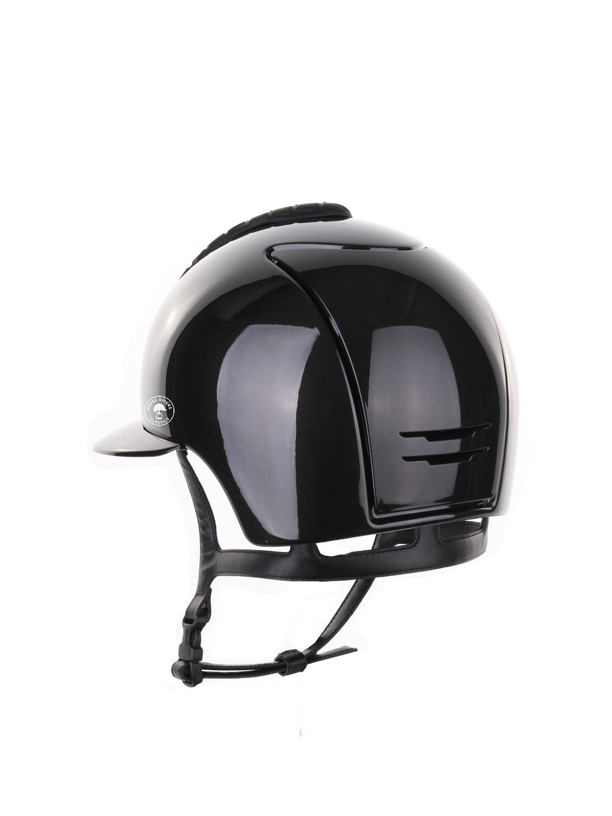 Kep Italia Paardrijhelm Cromo 2.0 Shine Polo Klep Zwart RAW Frame Milano Cross insert