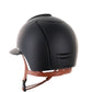 Casque Kep Italia Cromo 2.0 Matt Polo Noir Luminor Insert Beige Jugulaire