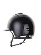 Kep Italia Paardrijhelm Cromo 2.0 Textile Polo Klep Zwart Polish Inserts