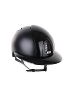 Kep Italia Paardrijhelm Cromo 2.0 Textile Polo Klep Zwart Polish Inserts