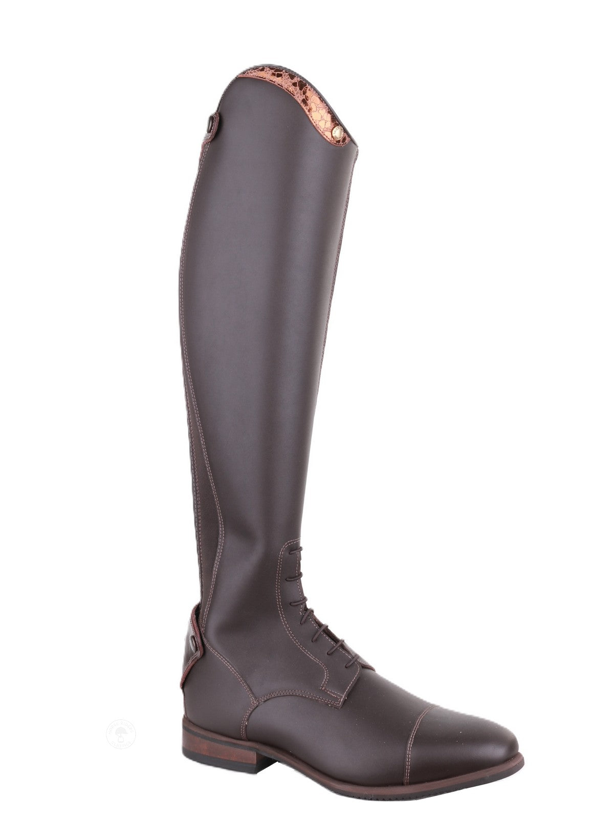 De Niro Tricolore paardrijlaarzen Italo 02 Smooth Cafe Bruin