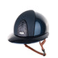 Casque Kep Italia Cromo 2.0 Shine Polo Bleu RAW Frame Luminor Blue Insert Beige Jugulaire