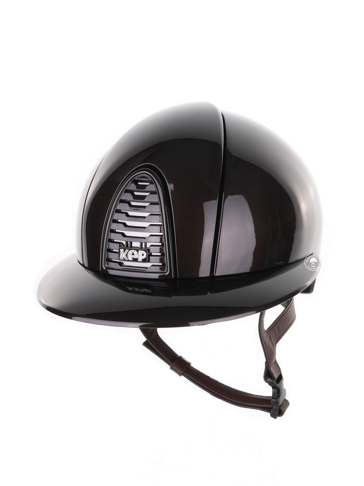 Kep Italia Paardrijhelm Cromo 2.0 Polish Polo Klep Bruin