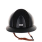 Casque Kep Italia Cromo 2.0 Textile Polo Noir Suede Insert Beige Jugulaire