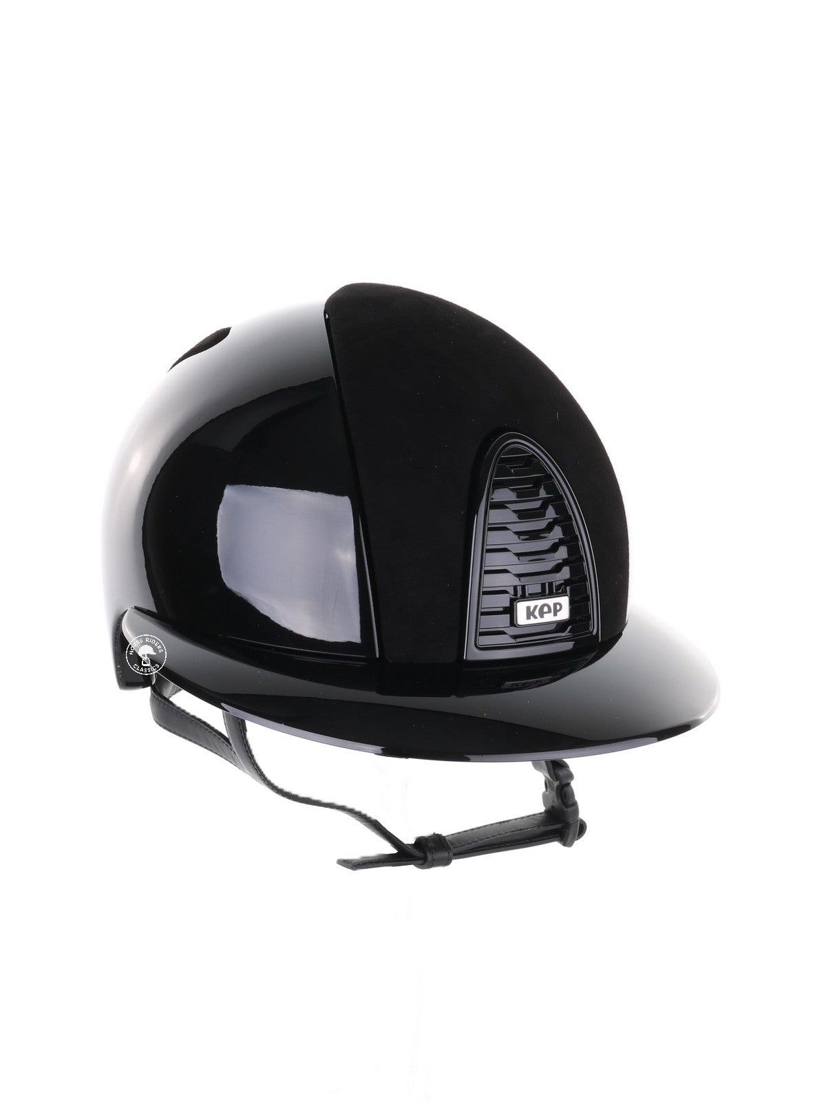 Casque Kep Italia Cromo 2.0 Polish Polo Noir Suede Inserts