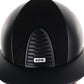 Casque Kep Italia Cromo 2.0 Textile Polo Noir Suede Insert Beige Jugulaire