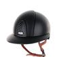 Casque Kep Italia Cromo 2.0 Textile Polo Noir  Beige Jugulaire