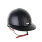 Casque Kep Italia Cromo 2.0 Textile Polo Noir  Beige Jugulaire