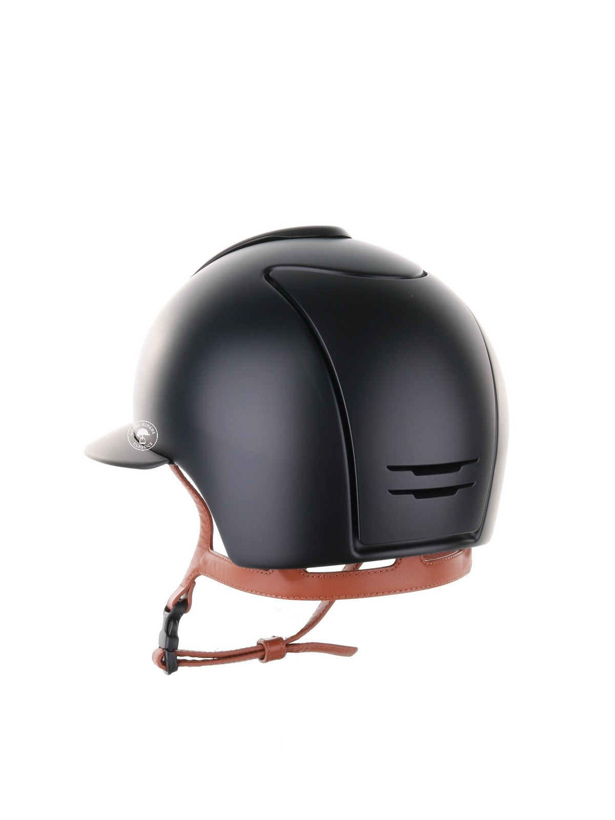 Casque Kep Italia Cromo 2.0 Textile Polo Noir  Beige Jugulaire