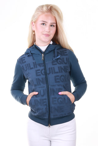 Veste Equiline à capuche pour femmes Evere Blue Teal