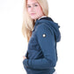 Veste Equiline à capuche pour femmes Evere Blue Teal