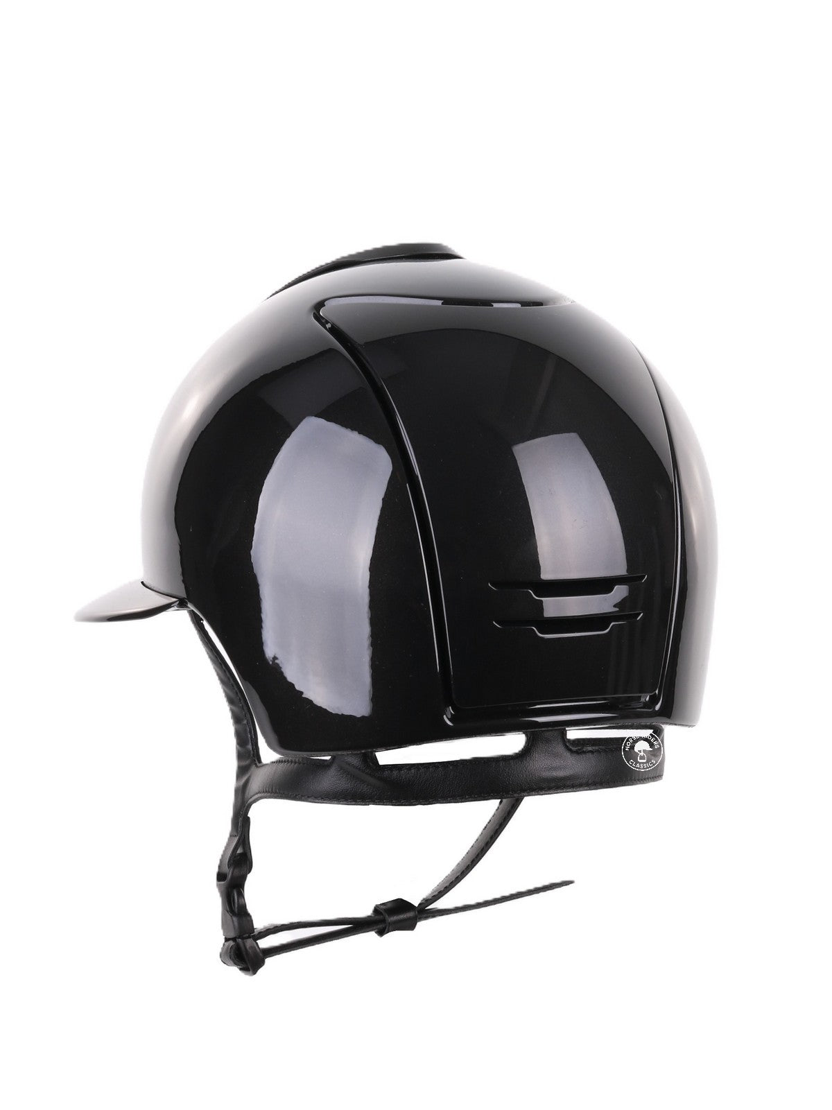 Kep Italia Paardrijhelm Cromo 2.0 Shine Polo Klep Zwart Mirror Black Frame
