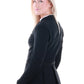 Veste d'équitation pour femmes Samshield Victorine Crystal en tissu noir