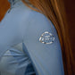 Equiline Trainingsshirt second skin dames Edison Provincial Blue