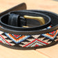 Ceinture avec perles Ghana Black