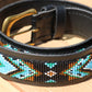 Ceinture avec perles Mwimbi Turquoise