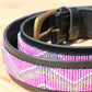 Ceinture avec perles Kabaka Pink