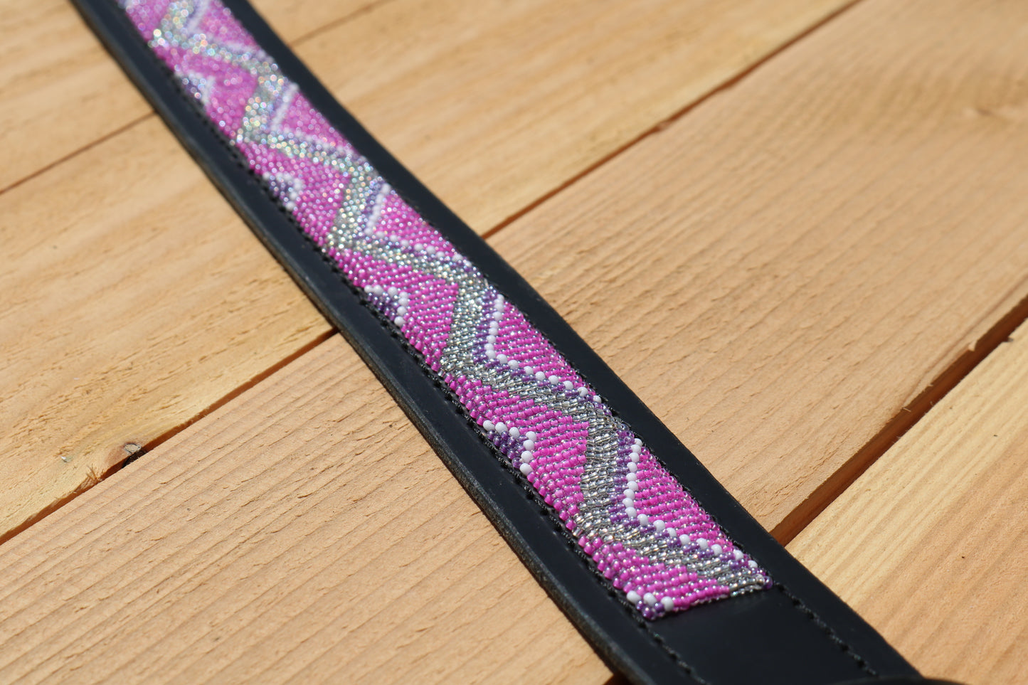 Ceinture avec perles Kabaka Pink