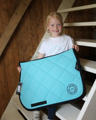 Equiline Zadeldekje Tech Rombo Enides Springen Pony Aquarelle