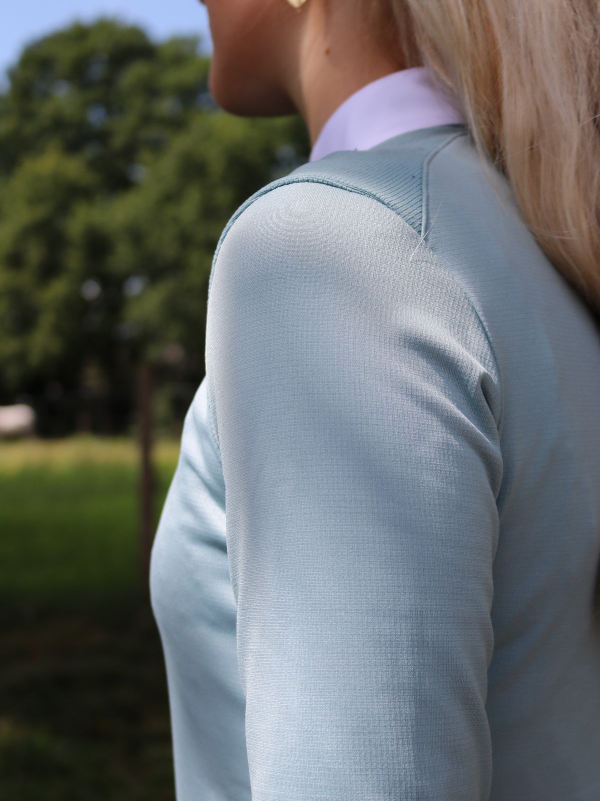 Animo maillot de compétition à manches longues pour femmes Bowling Azzurro
