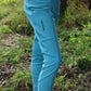 Leggings d'équitation unisexes junior Equiline Full Grip Gingef Aquarelle