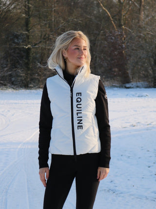 Veste d’hiver Equiline pour femme Cilet Blanc