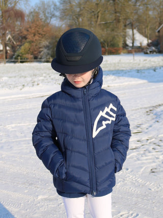 Veste matelassée Equiline pour unisex Cino Navy