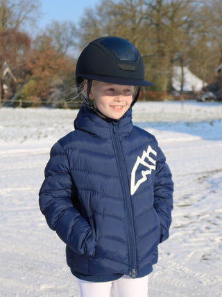 Veste matelassée Equiline pour unisex Cino Navy