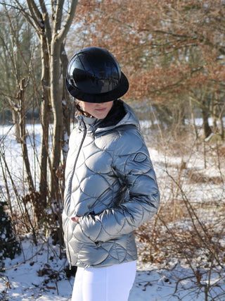 Veste d’hiver Equiline pour femme Gasic Argento