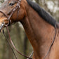 CONFIANCE Hunter rênes Boucles en argent tressées Marron