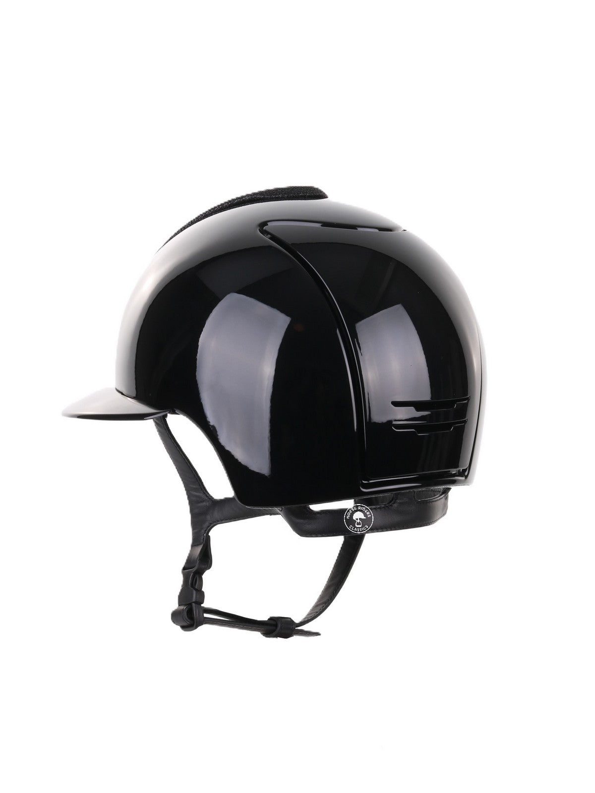 Kep Italia Paardrijhelm Cromo 2.0 Polish Polo Klep Zwart Luminor Insert